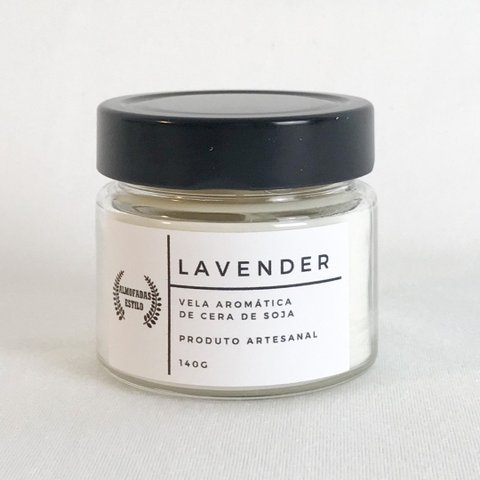CÓPIA - VELA AROMÁTICA DE CERA DE SOJA - LAVENDER Almofadas Estilo