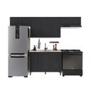 Ver imagem 2 de Cozinha Modulada 4 Peças 1 Balcão sem Tampo 3 Aéreos 100% MDF Bari