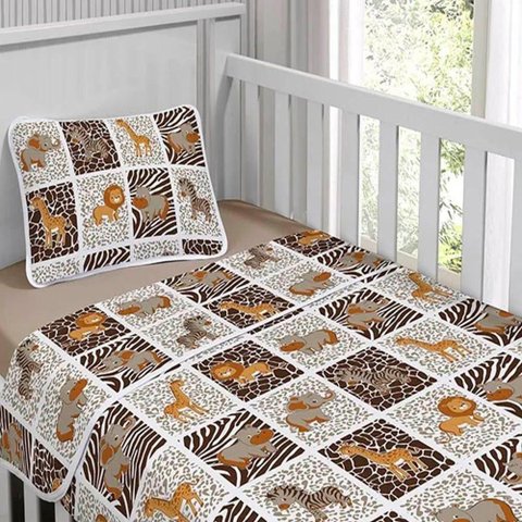 Jogo de Cama Tecebem Malha Mini Cama(montessoriana)alivio 3 Peças Duna