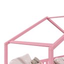 Ver imagem 4 de Cama Montessoriana Madeira Maciça Casa com Estrado Lisan Rosa