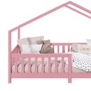 Ver imagem 7 de Cama Montessoriana Madeira Maciça Casa com Estrado Lisan Rosa