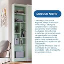 Ver imagem 5 de Módulo Cantoneira 217cm x 46cm Infinity Verde/Pistache
