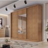 Guarda Roupa Casal com Espelho 3 Portas 8 Gavetas Montreal Novo Horizonte - 1
