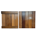 Ver imagem 2 de Deck Modular 50x50cm de Madeira Itaúba (01 Peça com 05 Ripas)