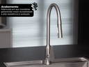 Ver imagem 3 de Torneira Monocomando Versatile Extensível em Aço Inox 304 Escovado Bica Giratória e Arejador