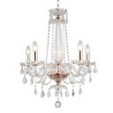 Ver imagem 2 de Pendente Tyene Rose Gold e Transparente (d)54cm (a)63cm 5xe14 200w - Jf305