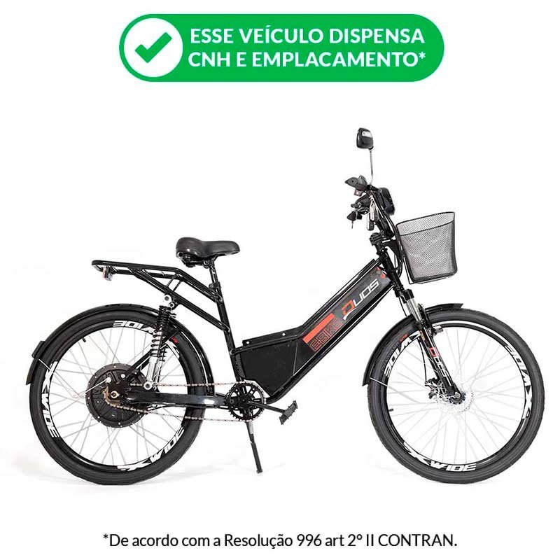 Bicicleta Elétrica - Duos Confort Full - 800w Lithium - Preta - Duos Bikes - 4