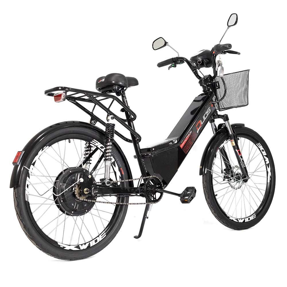 Bicicleta Elétrica - Duos Confort Full - 800w Lithium - Preta - Duos Bikes - 3