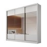 Guarda Roupa com Espelho 3 Portas 6 Gavetas Horizon  - 3