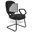 Ver imagem 2 de Cadeira Universitária com Prancheta Linha Blenda Marrom