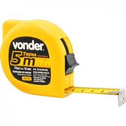 Trena de aço 5 m x 19 mm Vonder - 1