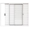 Jlt Veneziana 3 Folhas sem Grade Vidro Liso Branco - Economica - 100x150 (0407) - 1