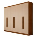 Ver imagem 1 de Guarda Roupa Casal Jalisco 6 Portas 8 Gavetas Cinamomo Fendi - Novo Horizonte