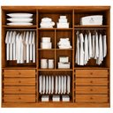 Ver imagem 2 de Guarda Roupa Casal Jalisco 6 Portas 8 Gavetas Cinamomo Fendi - Novo Horizonte
