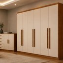 Ver imagem 4 de Guarda Roupa Casal Jalisco 6 Portas 8 Gavetas Cinamomo Fendi - Novo Horizonte