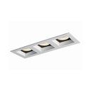 Ver imagem 1 de Spot de Embutir Newline Flat para 3 Lâmpadas Par 20 E27 Bivolt Branco Preto