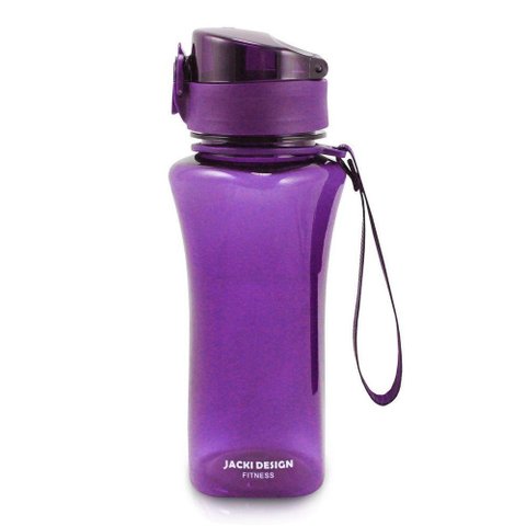 Garrafa Squeeze com Alça 450ml Lifestyle Jacki Design Black Friday Violeta Escuro