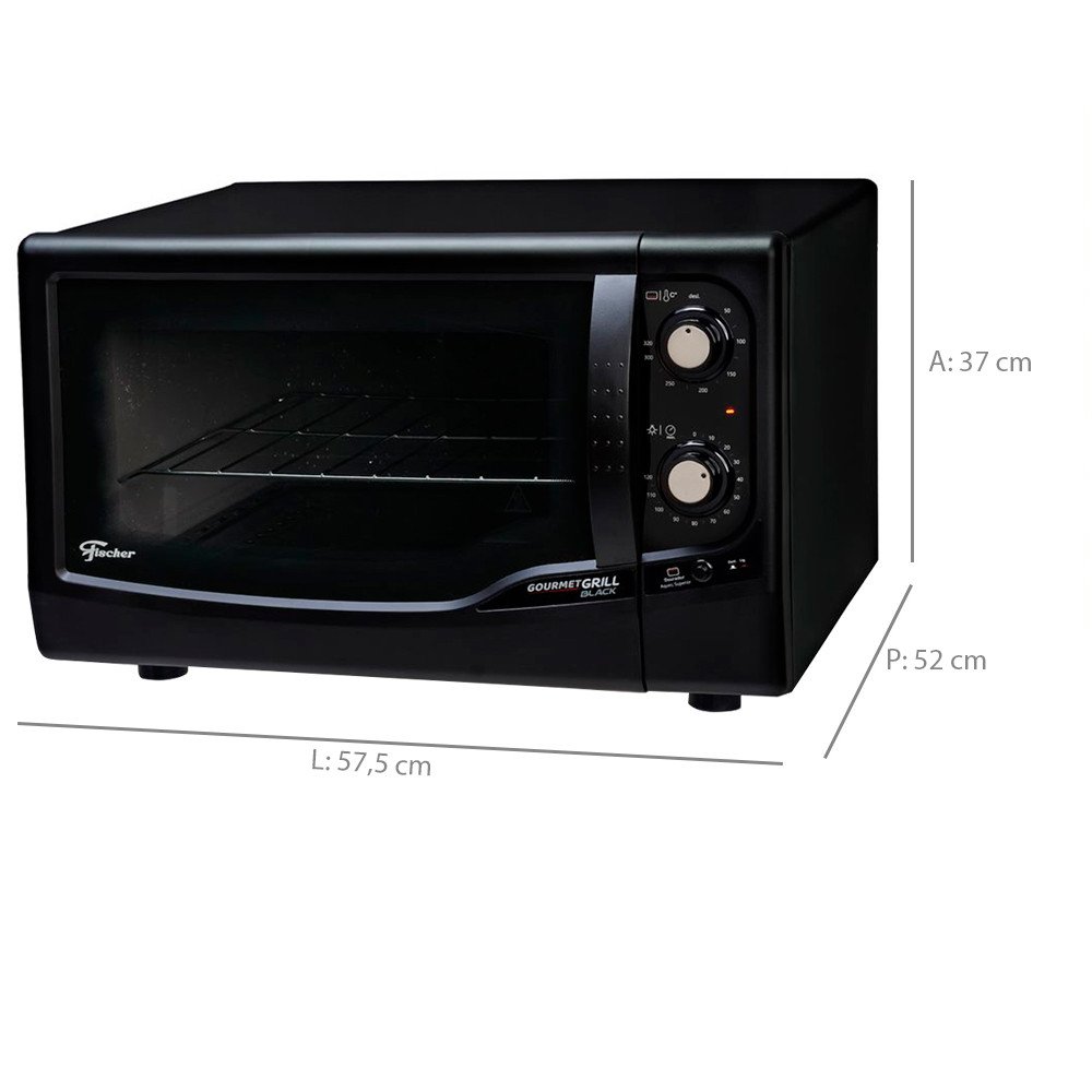 Forno Elétrico de Bancada 44L Fischer Gourmet Grill com Timer 1775W 220V - 5