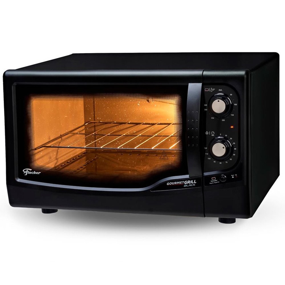 Forno Elétrico de Bancada 44L Fischer Gourmet Grill com Timer 1775W 220V - 2