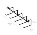 Ver imagem 2 de Suporte Organizador de Cabos para Mesa Gamer Home Office