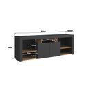 Ver imagem 2 de Rack para TV até 65" Moderno 2 Portas 5 Nichos 162cm Emovell