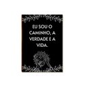Ver imagem 3 de Kit 2 Placas MDF Eu Sou o Caminho Jesus Cristão Amor FE11