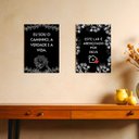 Ver imagem 2 de Kit 2 Placas MDF Eu Sou o Caminho Jesus Cristão Amor FE11