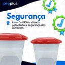 Ver imagem 4 de Porta Mantimento Conjunto De Potes Marmita Condimentos Feijão Arroz Café Açúcar Farinha Dispenser Mu