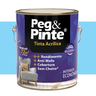 Tinta Acrílica Azul Ilhéus Peg & Pinte 3,6l Eucatex - 1