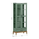 Ver imagem 4 de Cristaleira Vitrine 2 Portas 1 Gaveta Milão