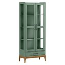 Ver imagem 2 de Cristaleira Vitrine 2 Portas 1 Gaveta Milão