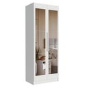 Ver imagem 1 de Guarda-roupa Modulado 2 Portas com Espelho 4 Prateleiras 1 Cabideiro Branco Neo Madesa Branco