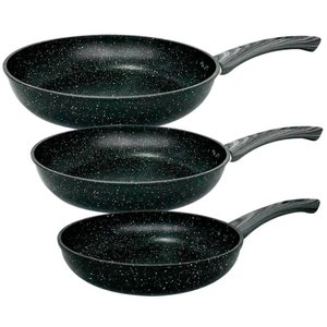 Jogo de Frigideiras Zebra Indução Antiaderente Cerâmica 3 Peças - Casambiente