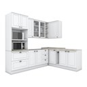 Ver imagem 2 de Cozinha Completa Modulada 7 Peças com Balcão e Tampo para Cooktop Emily Branco/HP