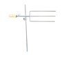 Espeto Para Fogo De Chão Giratório Reforçado 69 cm - 1