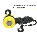 Ver imagem 4 de Talha Manual 1 Tonelada 1000 Kg com Corrente 5 Metros Elevação