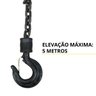 Talha Manual 1 Tonelada 1000 Kg com Corrente 5 Metros Elevação - 2