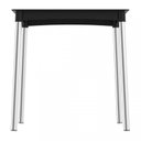 Ver imagem 6 de Conjunto de Mesa Atto Rata com Pés em Alumínio e 4 Cadeiras Relic. Preto