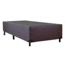 Ver imagem 2 de Cama Base Solteiro Corino(0.88X1.88):MARROM