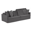Ver mais imagens de Sofá Modular Olinda 4 Lugares 2.30 MT com Molas Retrátil e Reclinável Veludo Nobre Sofatec