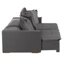 Ver imagem 6 de Sofá Modular Olinda 4 Lugares 2.30 MT com Molas Retrátil e Reclinável Veludo Nobre Sofatec