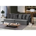 Ver imagem 1 de Sofá Modular Olinda 4 Lugares 2.30 MT com Molas Retrátil e Reclinável Veludo Nobre Sofatec