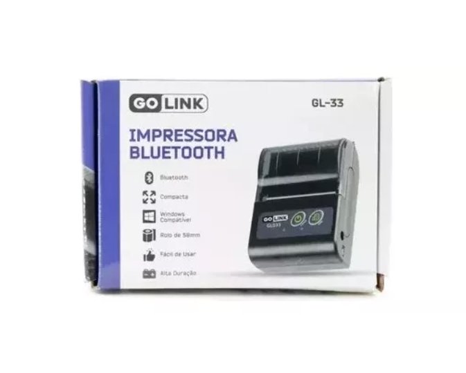 Mini Impressora Termica Bluetooth Go Link Gl33 58mm - 3