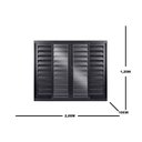 Ver imagem 4 de Janela de Alumínio Veneziana de Correr 120x200x10cm 6 Folhas Vidro Liso Topsul Esquadrisul