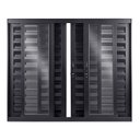 Ver imagem 2 de Janela de Alumínio Veneziana de Correr 120x200x10cm 6 Folhas Vidro Liso Topsul Esquadrisul