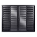 Ver imagem 1 de Janela de Alumínio Veneziana de Correr 120x200x10cm 6 Folhas Vidro Liso Topsul Esquadrisul