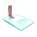 Ver imagem 2 de Kit Acessórios para Banheiro Chapa Grossa 5 Peças Rose