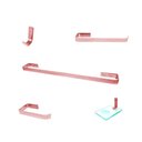 Ver imagem 1 de Kit Acessórios para Banheiro Chapa Grossa 5 Peças Rose
