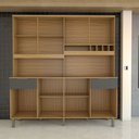 Ver imagem 6 de Cozinha Compacta Castilla 8 Portas 2 Gavetas 100% Mdf Amêndoa/chumbo - Panorama Móveis
