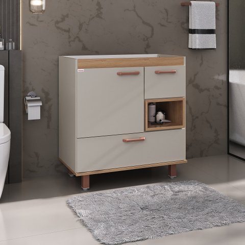Gabinete Mariana C/pés 78 Cm - Fabribam